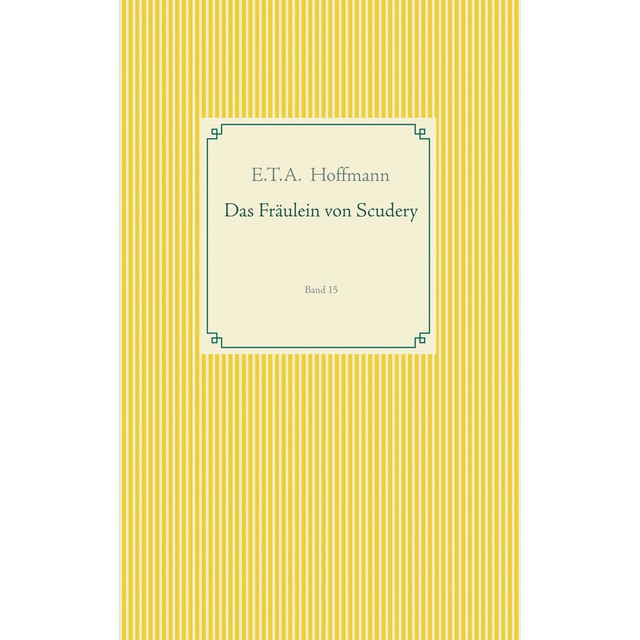 Das Fräulein von Scudery (Tapa blanda)