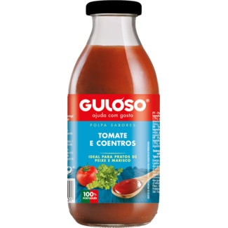 Guloso Polpa de Tomate e Coentros garrafa 500 g