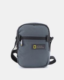 grey messenger bag