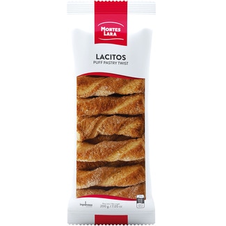 Lacitos de hojaldre envase 200 g - Montes Lara