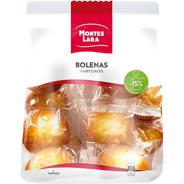 MONTES LARA magdalenas bolenas bolsa 600 g