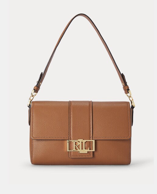 Lauren Ralph Lauren Spencer brown leather shoulder bag · Women's fashion ·  El Corte Inglés