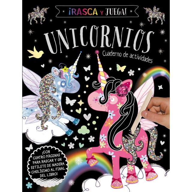 Rasca y Juega. Unicornios - Cuaderno de actividades