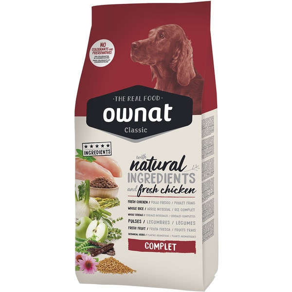Classic dog food with chicken for adult dogs bag 4 kg