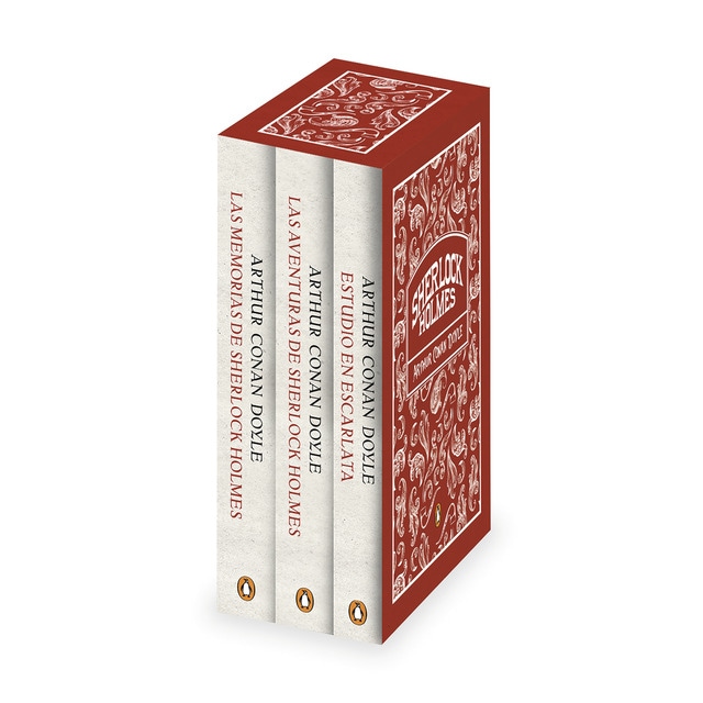 Sherlock Holmes (pack con: Estudio en Escarlata | Las aventuras de Sherlock Holmes | Las memorias de Sherlock Homes)  (Bolsillo) (Tapa blanda)