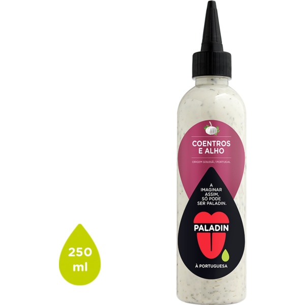 Molho de Coentros e Alho embalagem 250 ml