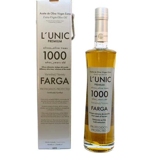 L'UNIC natives Olivenöl extra 100 Jahre Flasche 500 ml