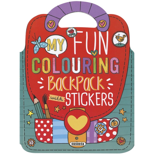 My Fun Colouring Backpack With Stickers