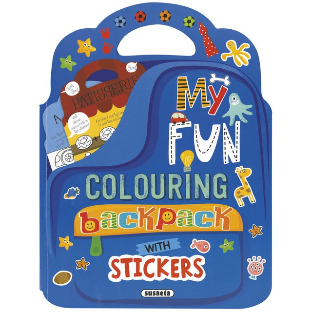 My Fun Colouring Backpack With Stickers