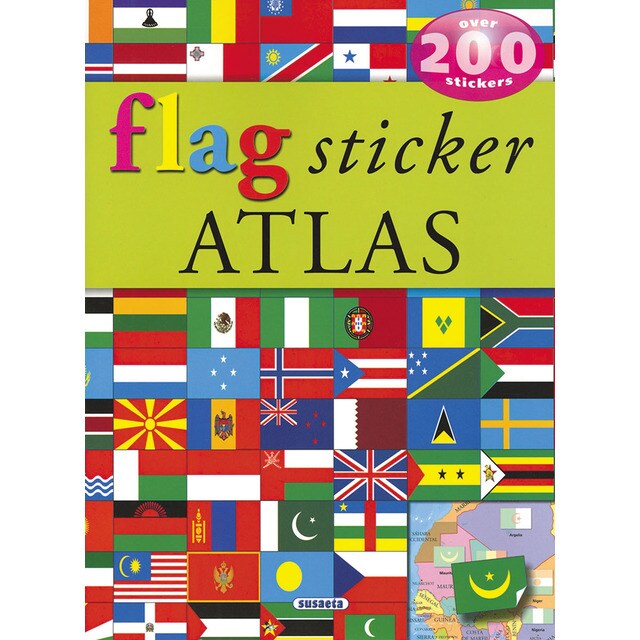 Flag sticker atlas (Tapa blanda)