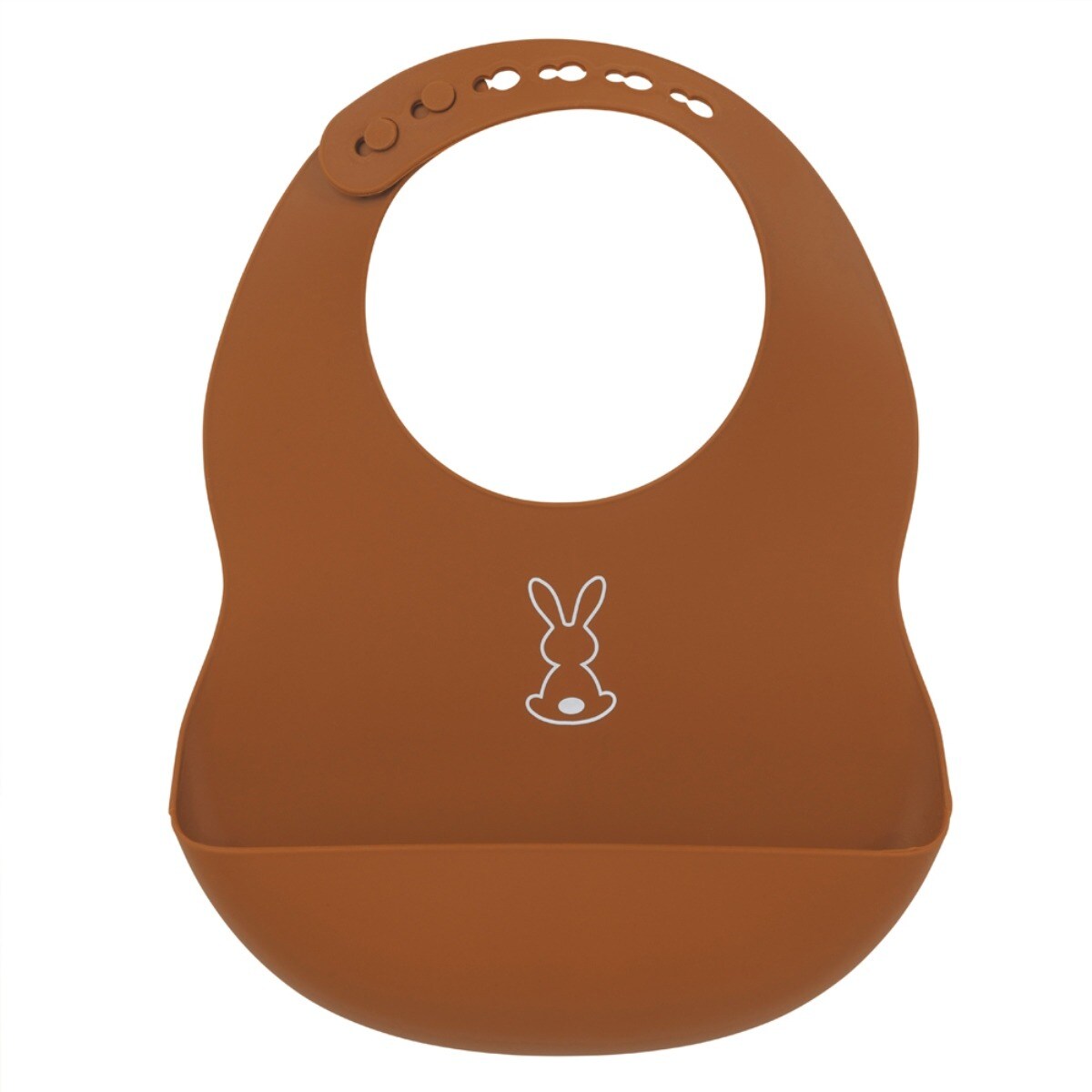 Imagem 0 de Babete Nattou de Silicone terracota