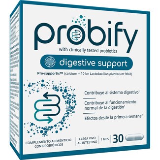 PROBIFY Digestive Support complemento alimenticio para contribuir al sistema digestivo caja 30 cápsulas