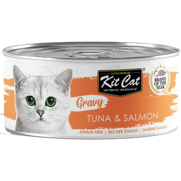 Comida Húmida para Gato de Atum e Salmão lata 70 g