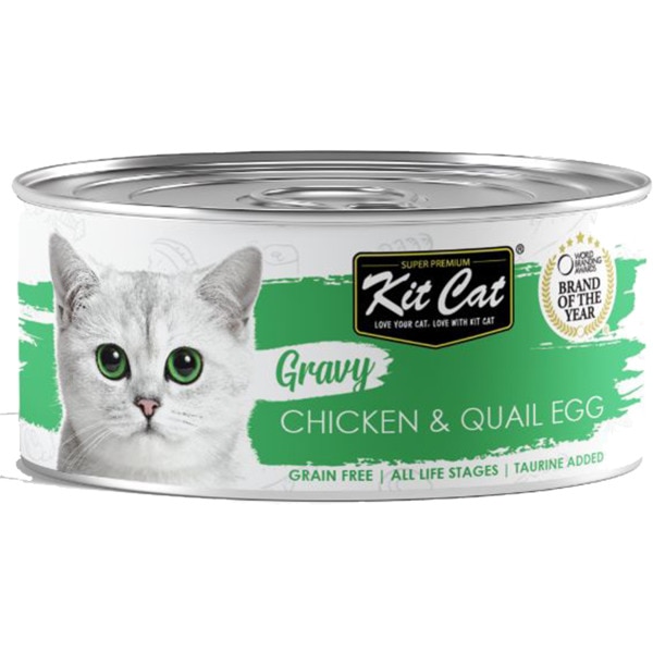 Comida Húmida para Gato de Frango e Ovo de Codorna lata 70 g