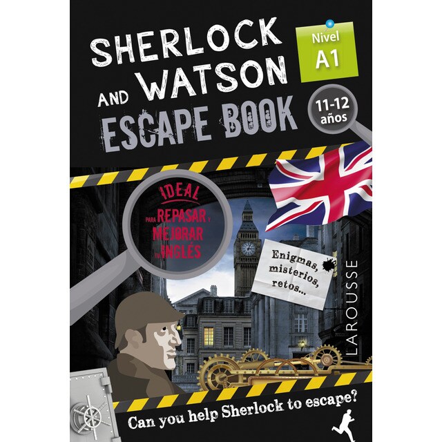 Sherlock & Watson. Escape book para repasar inglés. 11-12 años (Tapa blanda)