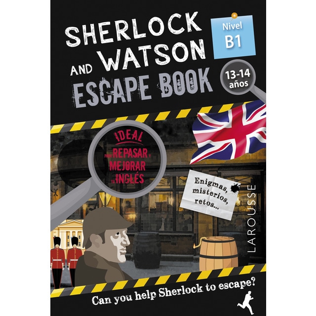 Sherlock & Watson. Escape book para repasar inglés. 13-14 años (Tapa blanda)