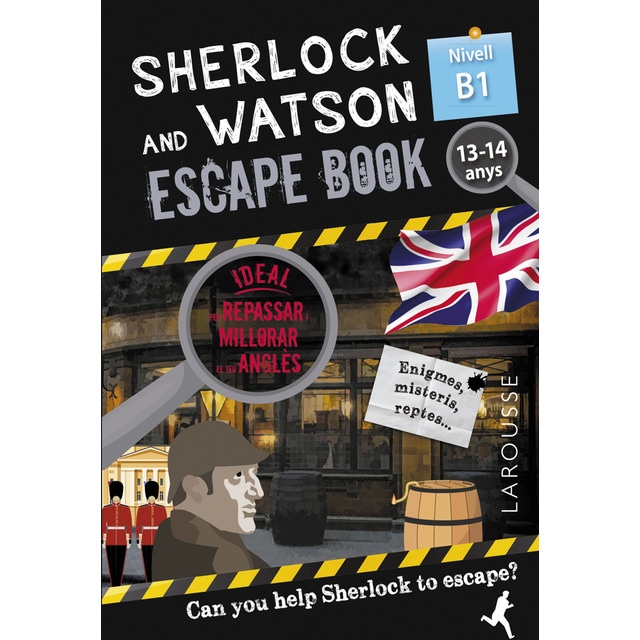 Sherlock & Watson. Escape book per repassar anglès. 13-14 anys (Tapa blanda)