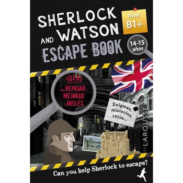 Sherlock & Watson. Escape book para repasar inglés. 14-15 años (Tapa blanda)