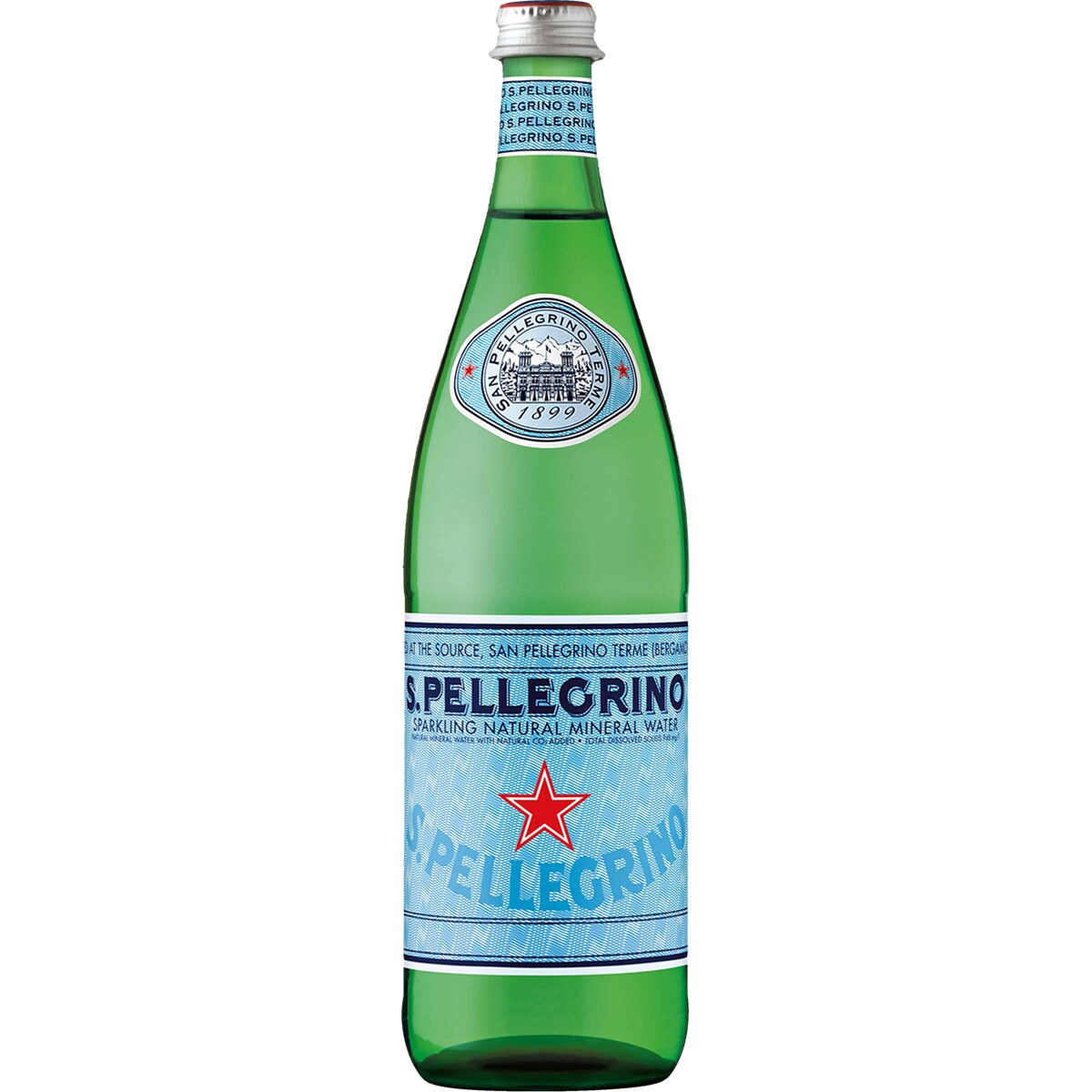 Buy natural sparkling mineral water bottle 75 cl glass · SAN PELLEGRINO
