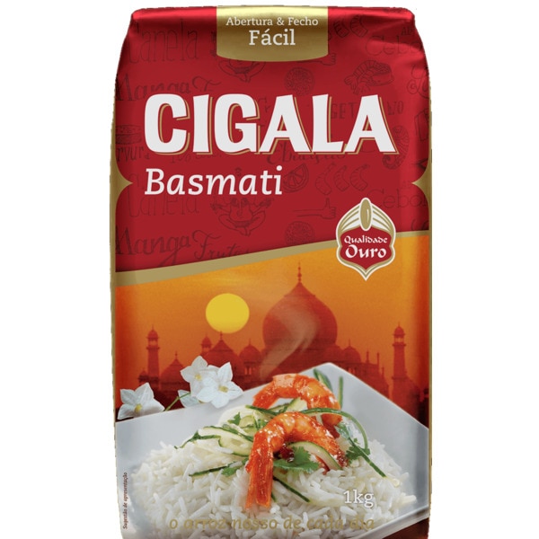 Arroz Basmati Brajma embalagem 1 kg