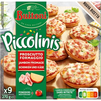 Buitoni Mini Pizza Piccolinis Capricciosa embalagem 270 g