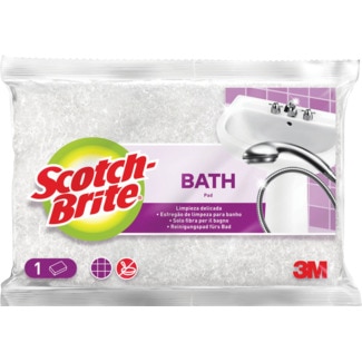 Scotch-Brite Esfregão Wc Fibra Branca 1 unidade
