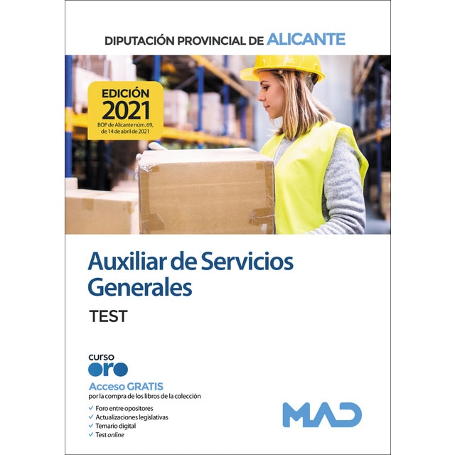 Auxiliar de servicios generales de la diputación provincial de alicante. Temario