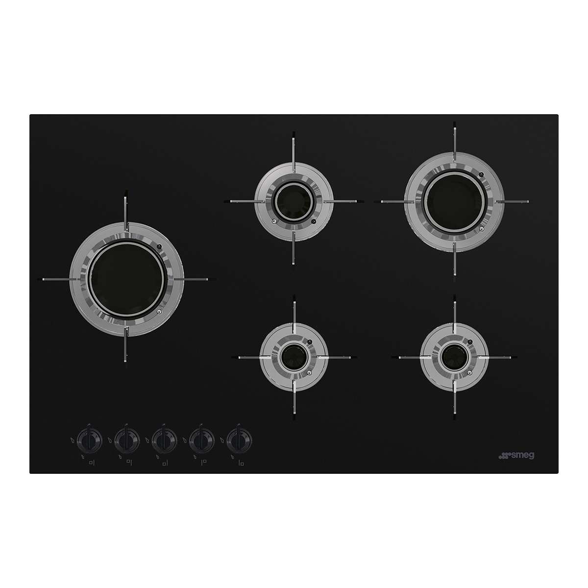 Smeg – Placa gas Smeg 5 quemadores – PVL675LCN.