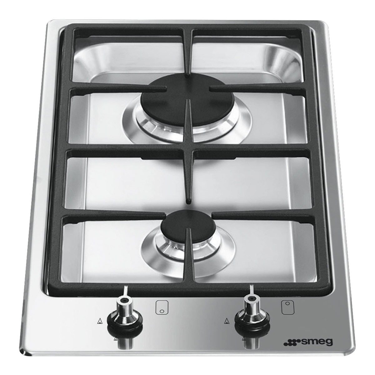 Smeg – Placa gas Smeg 2 quemadores – PGF32G.