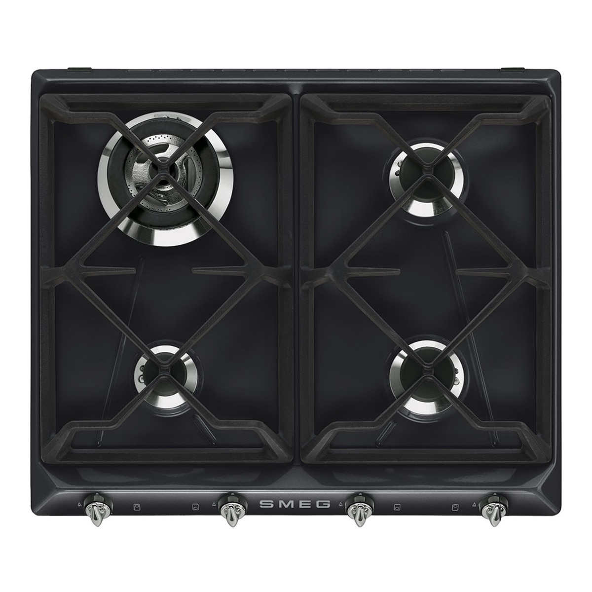 Smeg – Placa gas Smeg 4 quemadores – SR964NGH.