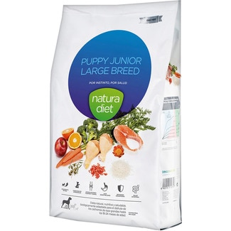 NATURA DIET Puppy Junior dog food with chicken and salmon for large puppies sack 12 kg
