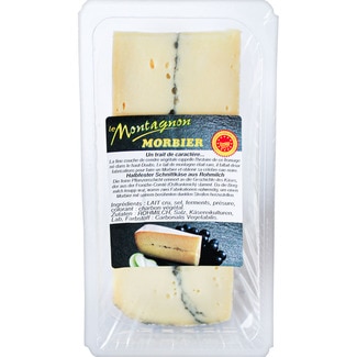 MONTAGNON queso en porción Morbier de Francia envase 220 g