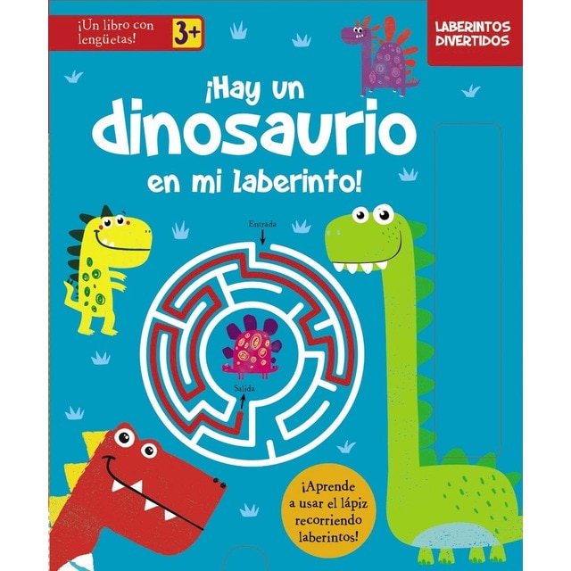 Laberintos divertidos. ¡Hay un dinosaurio en mi laberinto! (Tapa dura)