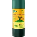 bolsas gigantes de basura para jardín 3 capas 82x105 100 litros rollo 10 unidades
