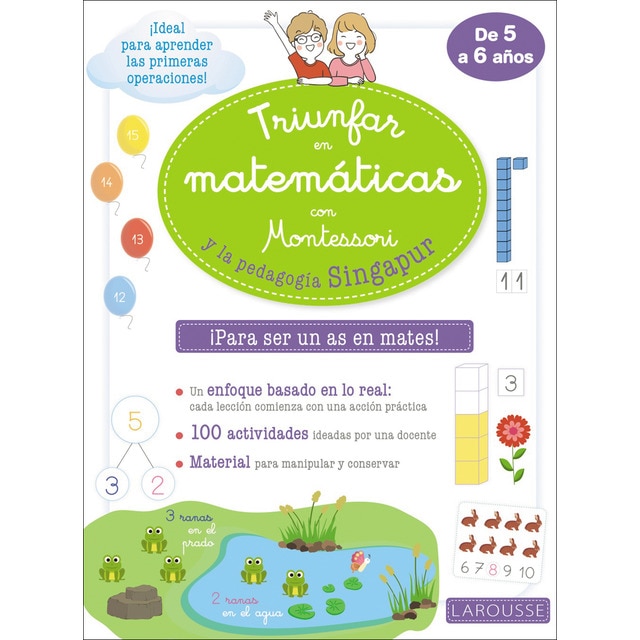 Triunfar en matemáticas con Montessori y la pedagogía Singapur (Tapa blanda)