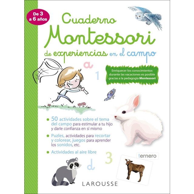 Cuaderno Montessori de experiencias en el campo (Tapa blanda)