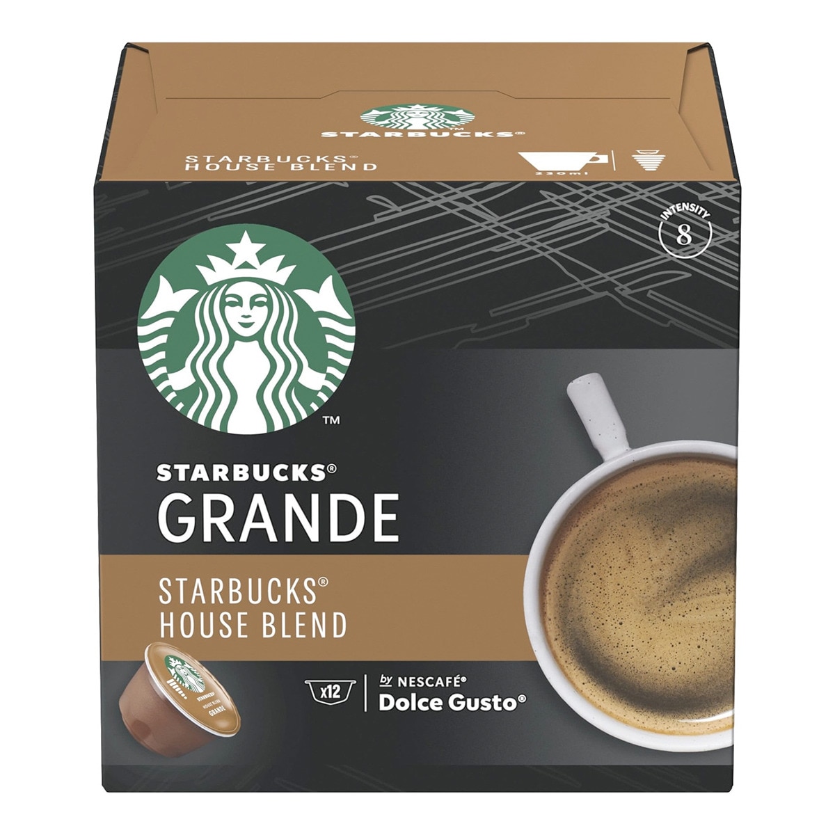 Starbucks - Estuche De 12 Cápsulas House Blend Grande Café 100% Arábica Intensidad 8 Compatibles Con Cafeteras Dolce Gusto En Oferta Starbucks - Estuche De 12 Cápsulas Starbucks House Blend Grande Café 100% Arábica Intensidad 8 Compatibles Con Cafeteras Dolce Gusto.