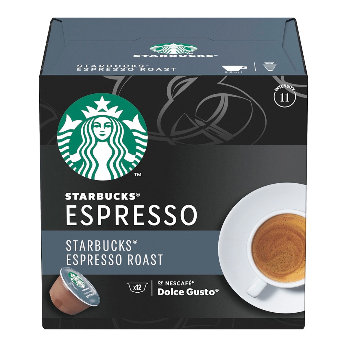 Starbucks - Estuche De 12 Cápsulas Espresso Café 100% Arábica Intensidad 11 Compatibles Con Cafeteras Dolce Gusto En Oferta Starbucks - Estuche De 12 Cápsulas Starbucks Espresso Café 100% Arábica Intensidad 11 Compatibles Con Cafeteras Dolce Gusto.
