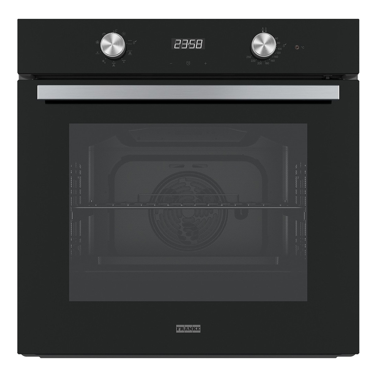 Franke – Horno multifunción Franke con sistema de limpieza Hidrolítico Hydro- FSM 86 H BK.