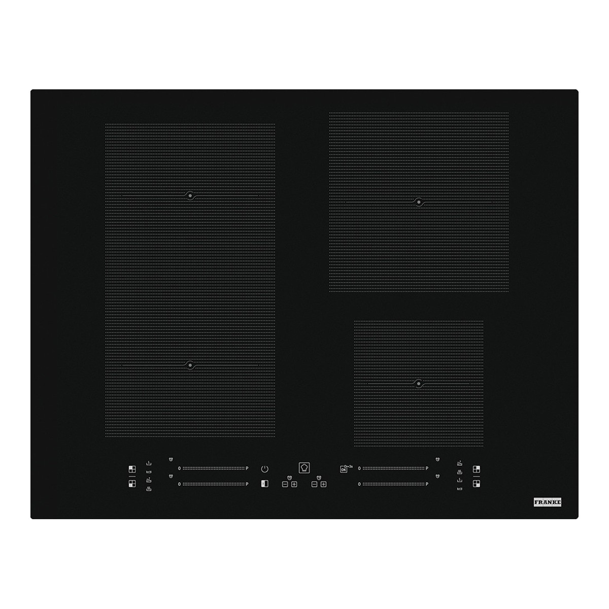 Franke – Placa inducción Franke 4 zonas de cocción con función flexible Maris- 1080606111.