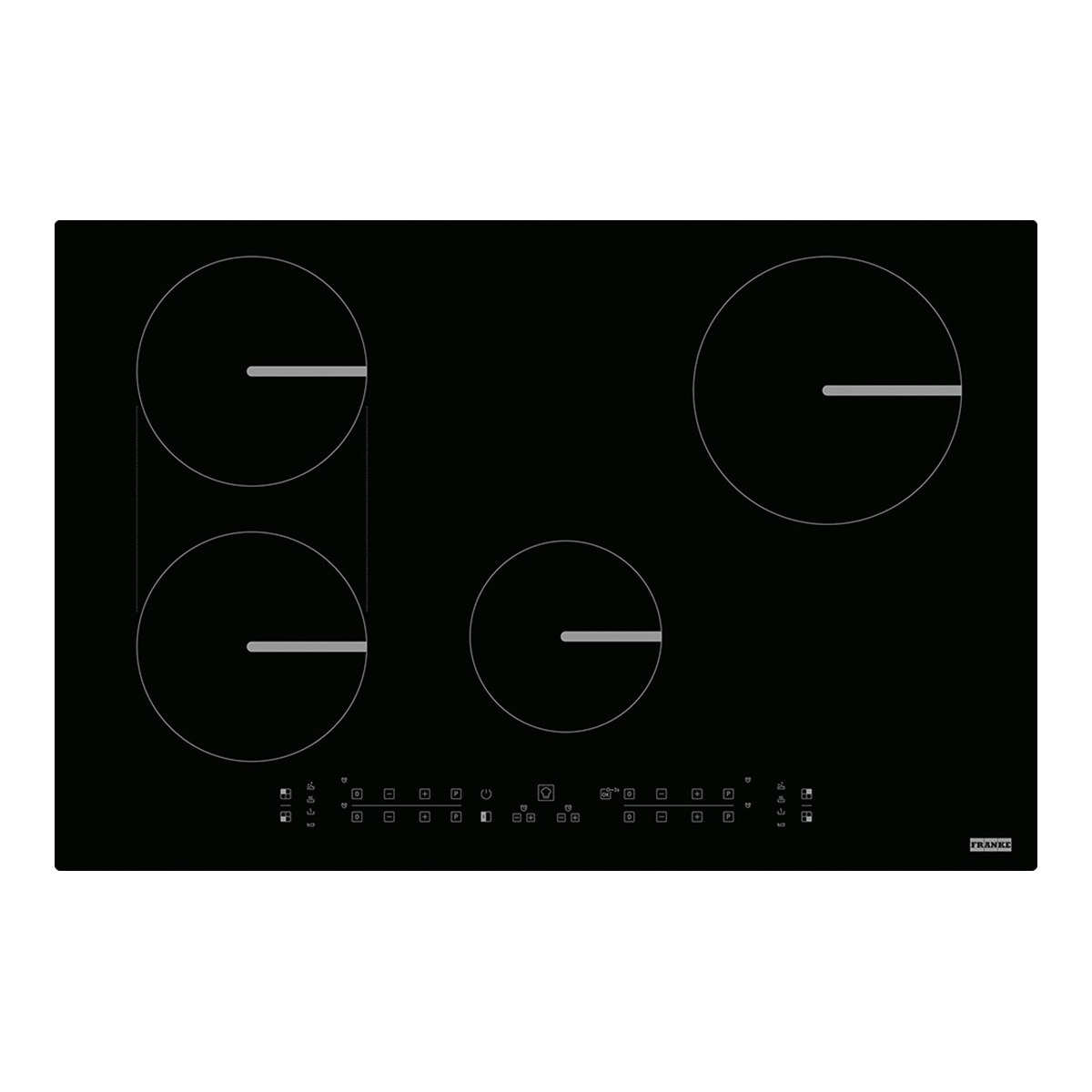 Franke – Placa inducción Franke 4 zonas de cocción y función Puente Smart- 1080606110.