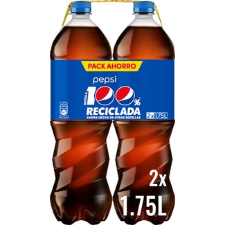 PEPSI refresco de cola pack 2 botellas 1,75 l