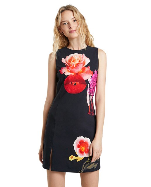 robe courte sans manche