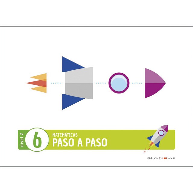 Proyecto Matemáticas Paso a paso - Nivel 2. Cuaderno 6 (Tapa blanda)