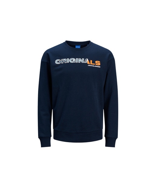 Sudadera de niño con cuello redondo y logo