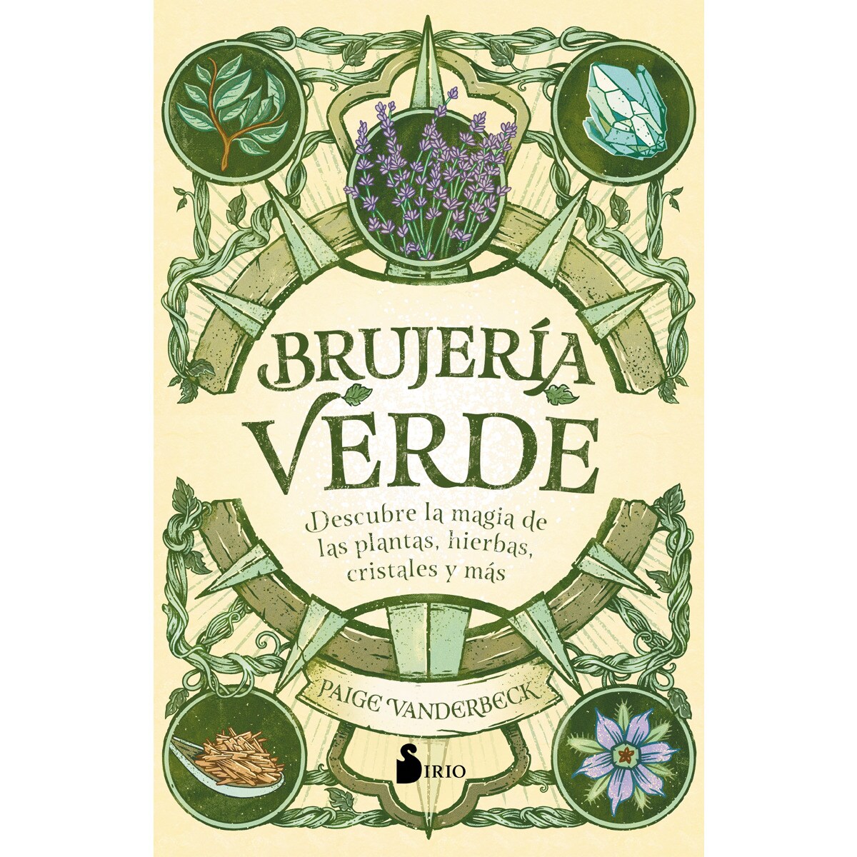 Imagem 0 de Brujería verde: Descubre la magia de las plantas, hierbas cristales y más (Capa mole com abas)