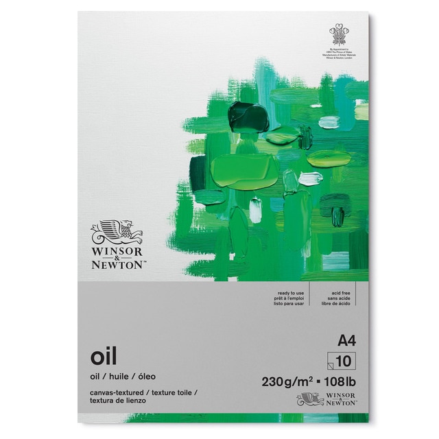 Bloc Papel óleo A4 Winsor&Newton.