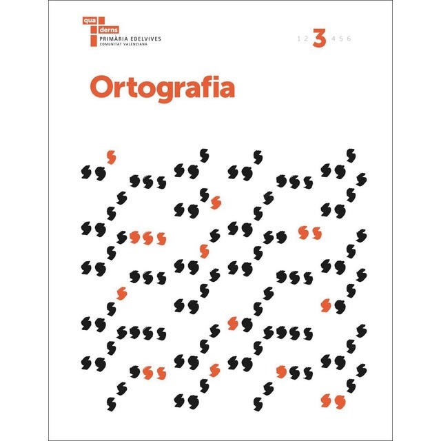 Ortografia 3: Quaderns Primària Edelvives Comunitat Valenciana (Tapa blanda)