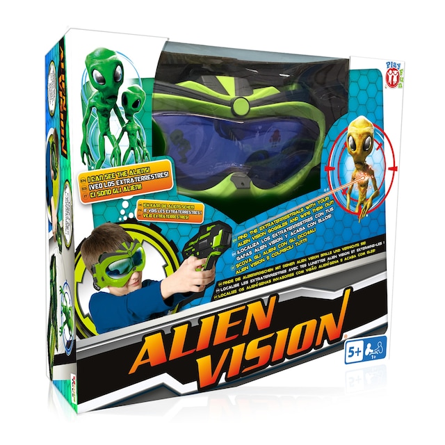 Juego con gafas de visión especial Aliens vision Play Fun