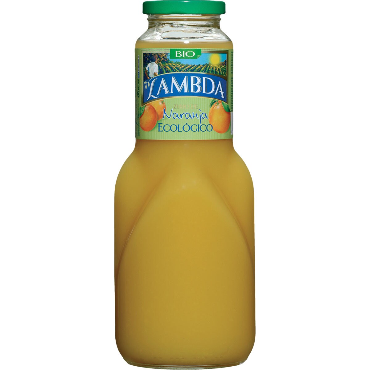 Buy Organic orange juice made from concentrate bottle 1 l · LAMBDA BIO · Supermercado El Corte